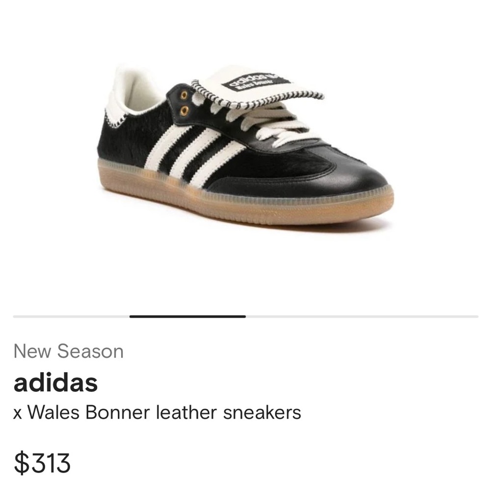 Adidas x Grace Wales Bonner Pony Sambas
